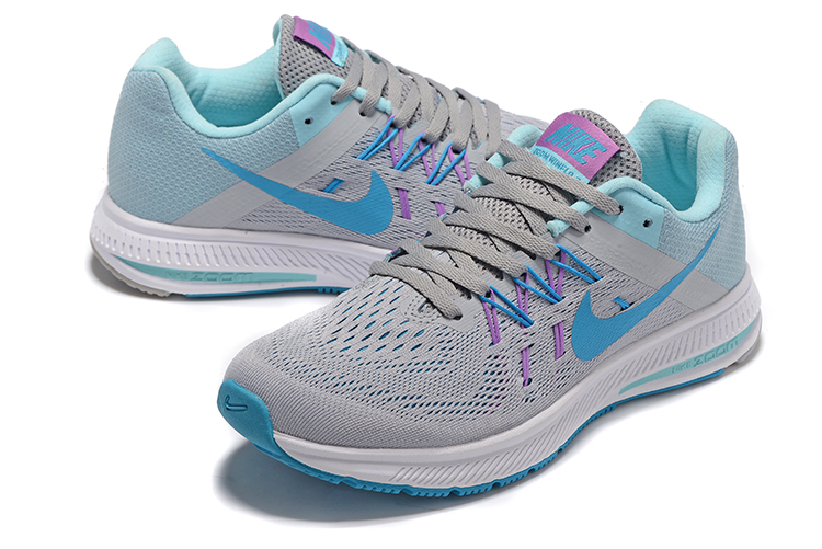 Nike Zoom Winflo II Grey Jade Blue Running Shoes For Women
